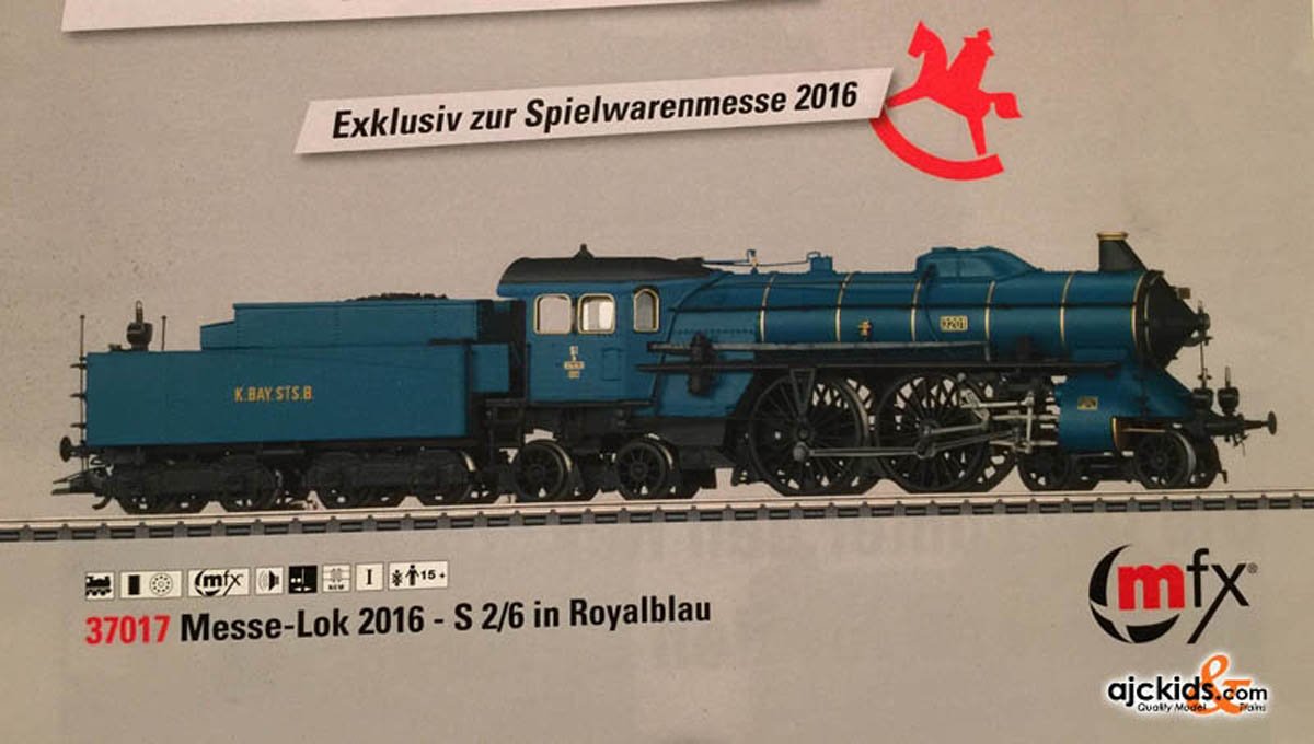 Marklin 37017 - Toy Fair 2016 S 2/6 Steam Locomotive MFX+ (sold out at factory) in H0 Scale
