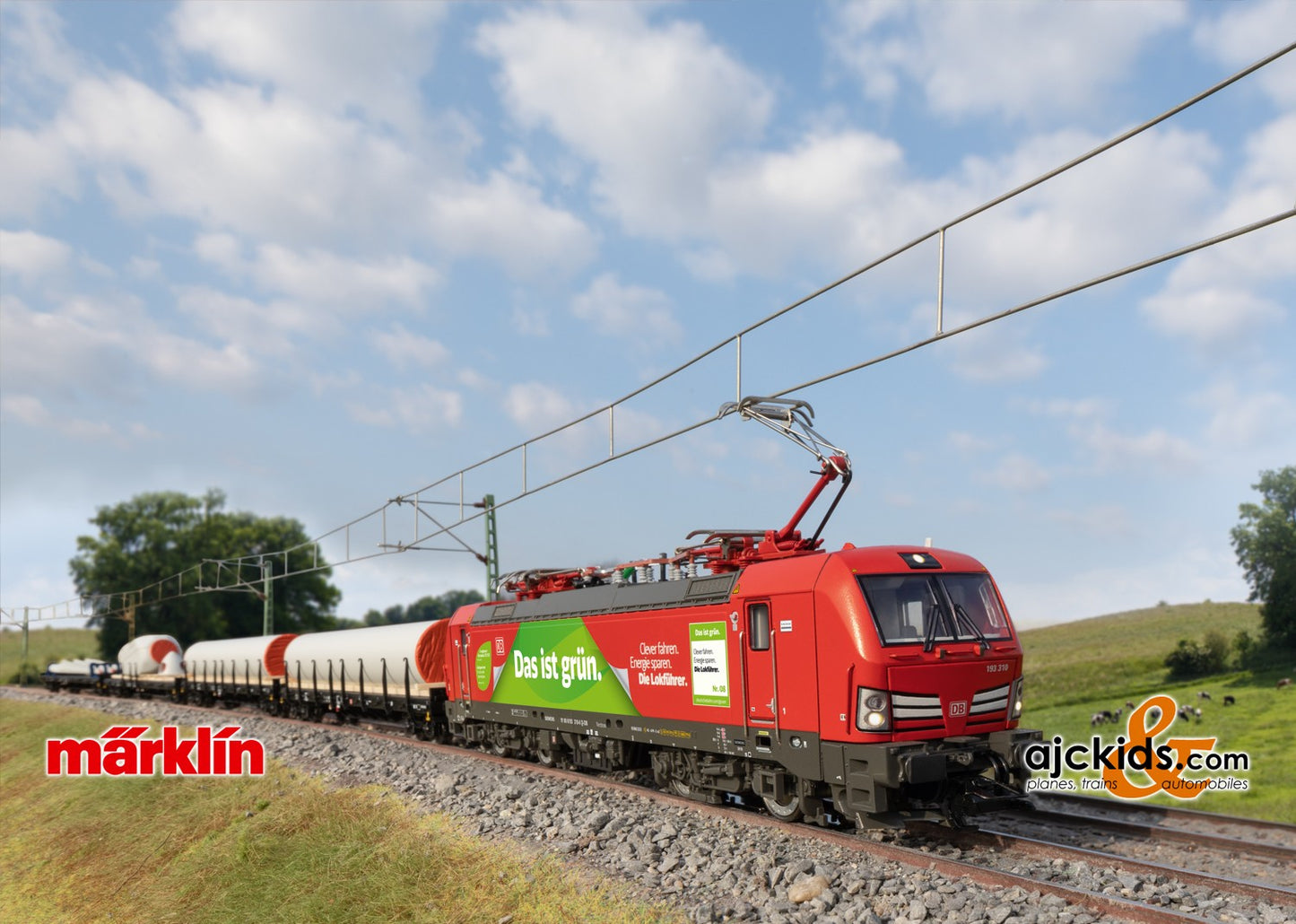 Marklin 39197 - Class 193 Electric Locomotive "Das ist grün" at Ajckids.com