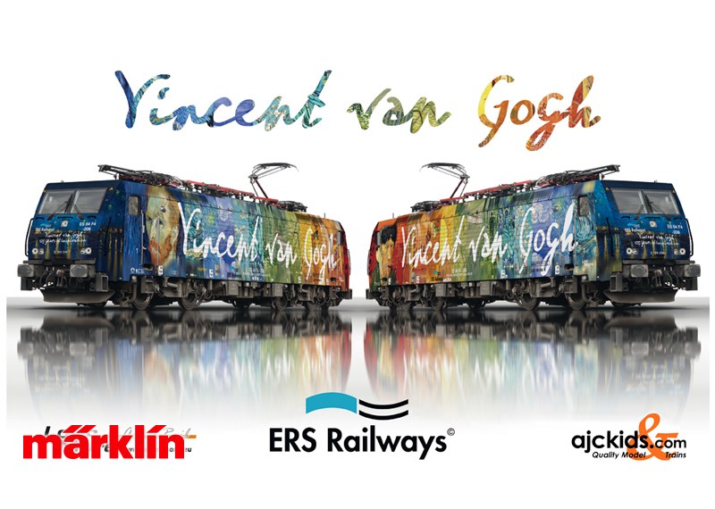 【値上がり】Marklin メルクリン 39864 Vincent van Gogh ES 64 F4-206 フィンセント ファン ゴッホ デザイン HOゲージ 鉄道模型 中古 F6449838 外国車輌