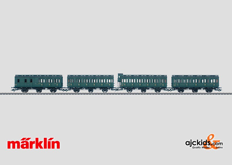 Marklin 42040 - Set with 4 Compartment Cars