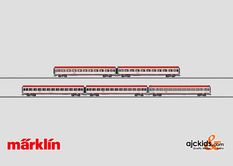 Marklin 42728 - EC Express Train Passenger Car Set - Box Damage