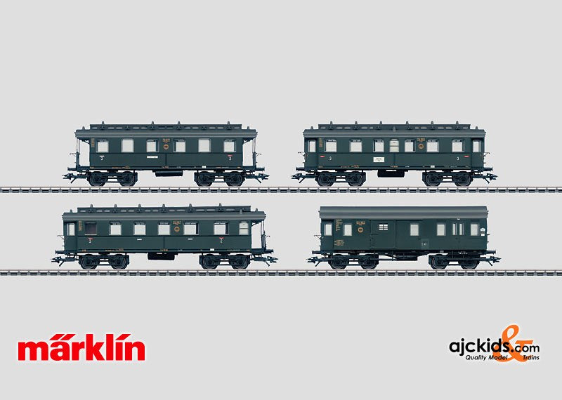 Marklin 43047 - Set with 4 Passenger Cars Exclusiv
