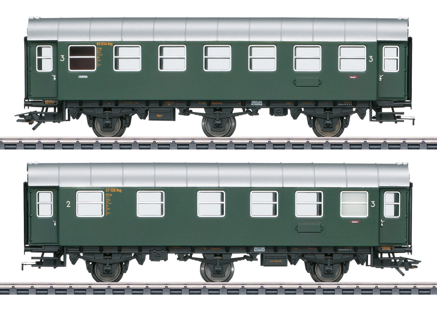 Marklin 43174 - Passenger Cars (with lights)