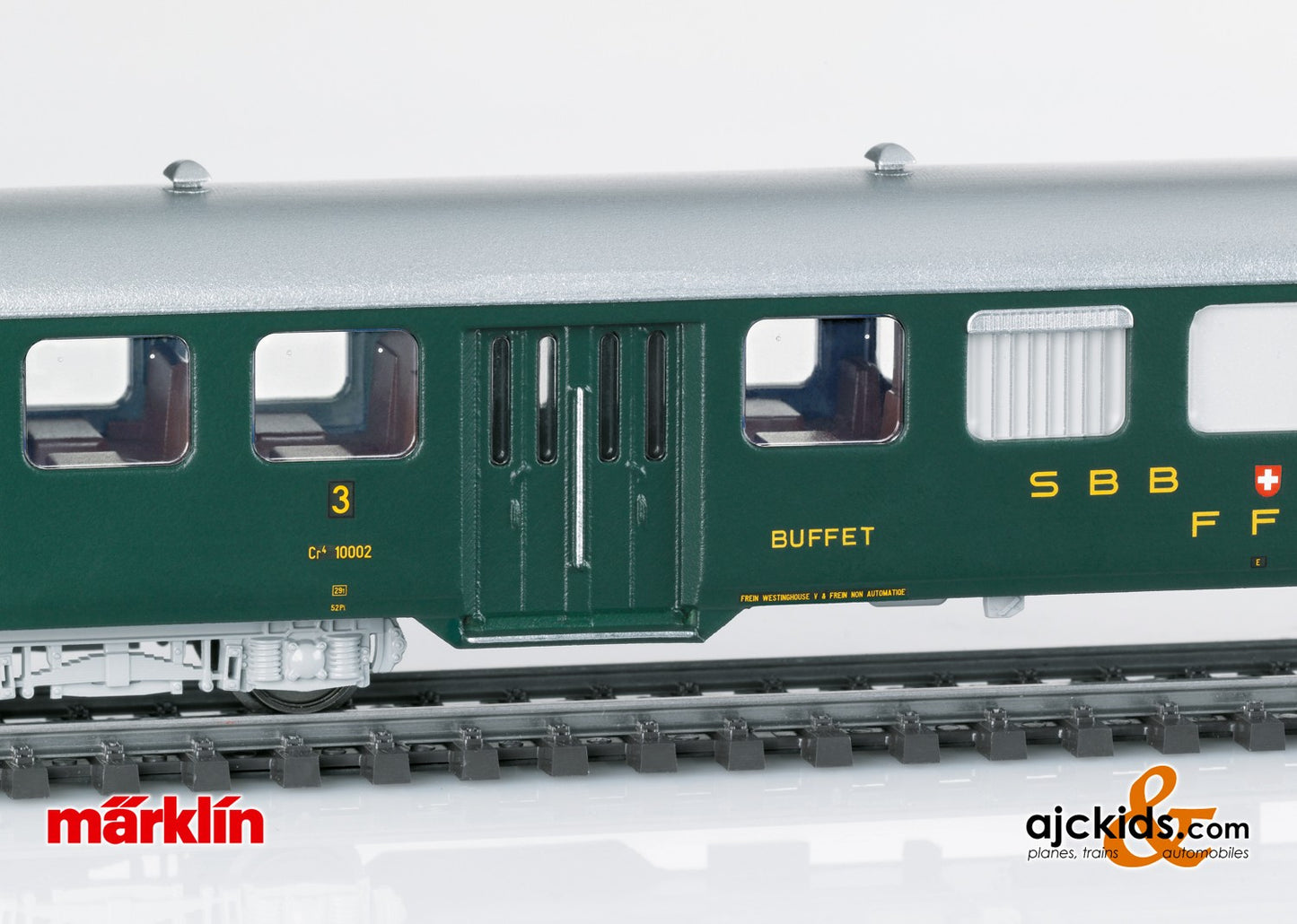 Marklin 43369 - Lightweight Steel Car Set to Go with the Class Ae 3/6 I, EAN 4001883433691 at Ajckids.com