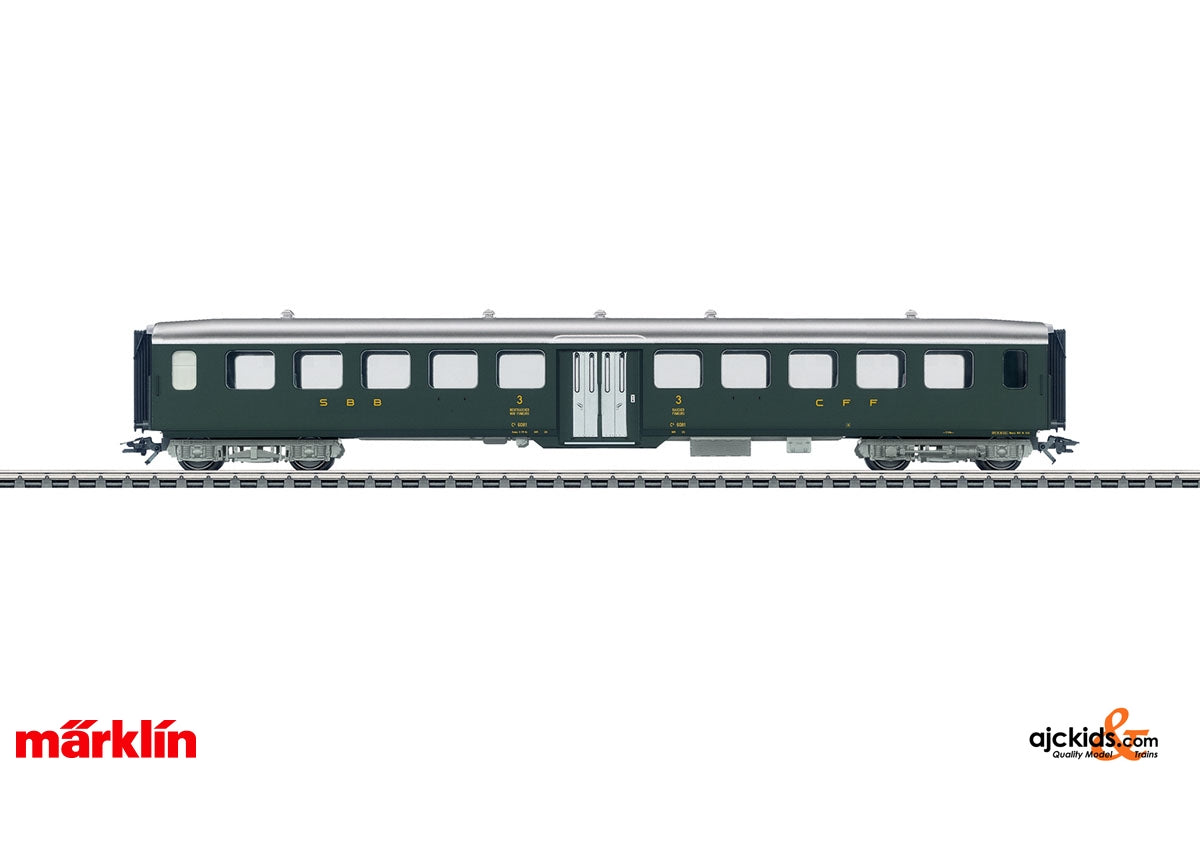 Marklin 43382 - Lightweight Steel Passenger Car, 3rd Class