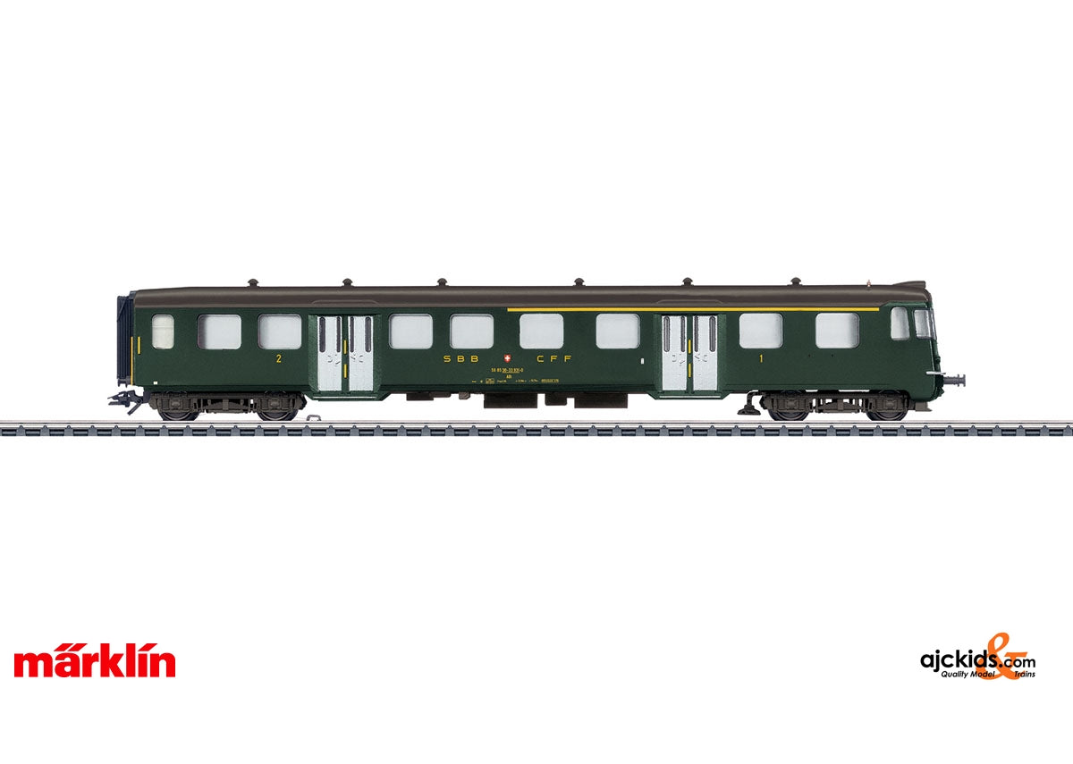 Marklin 43411 - Lightweight Steel Cab Control Car, 1st/2nd Class