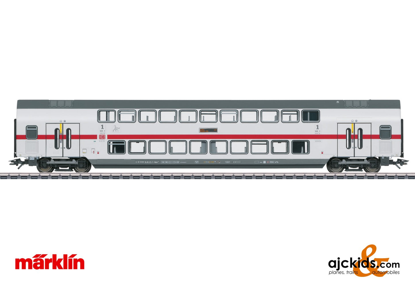 Marklin 43486 - IC2 Type DApza 687.2 Bi-Level Intermediate Car, 1st Class, EAN 4001883434865 at Ajckids.com