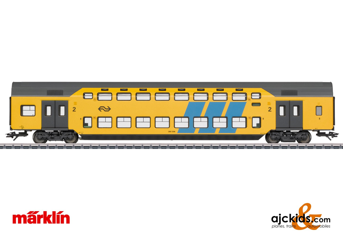 Marklin 43578 - Bi-Level Car, 2nd Class, EAN 4001883435787 at Ajckids.com