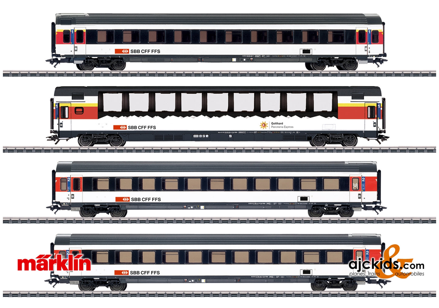 Marklin 43651 - Passenger Car Set (LED Lights included)