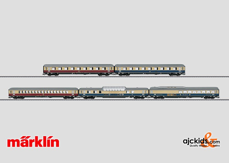 Marklin 43857 - Rheinpfeil Express Train Passenger Car Set