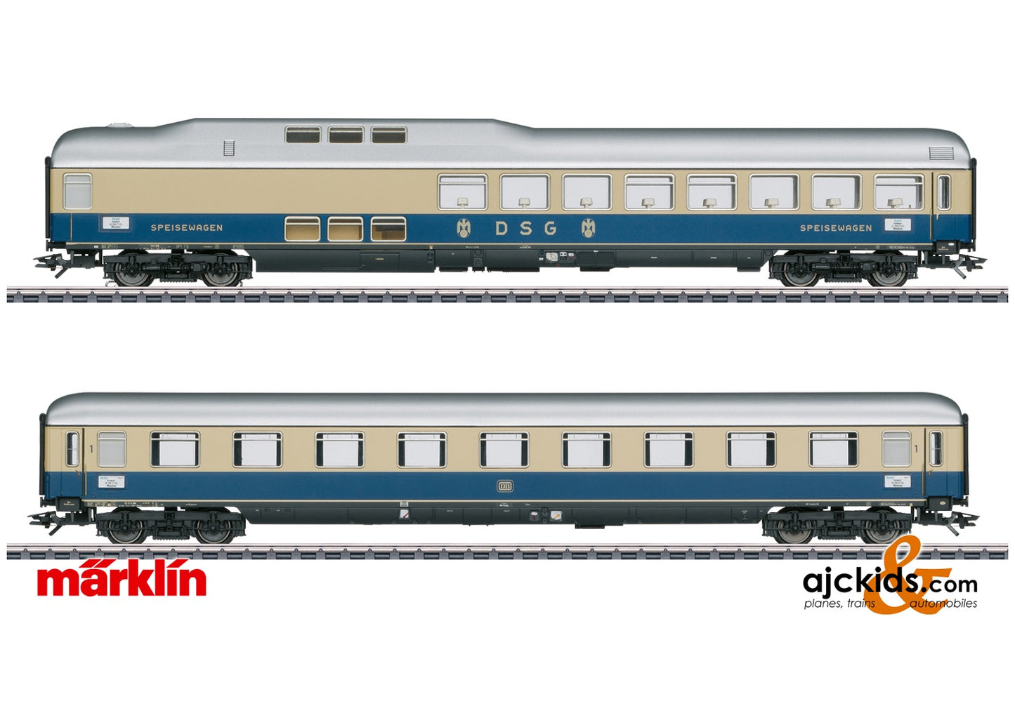 Marklin 43882 - Rheinpfeil 1963 Express Train Passenger Car Set 2