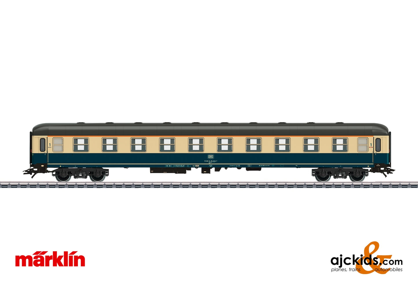 Marklin 43914 DB Am 203 Ex. Pas. Cr, 1st Cl at Ajckids.com