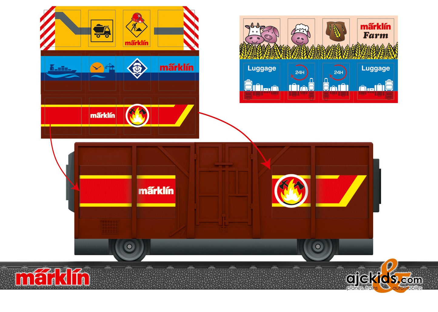 Marklin 44143 - Märklin my world - Gondola, EAN 4001883441436 at Ajckids.com