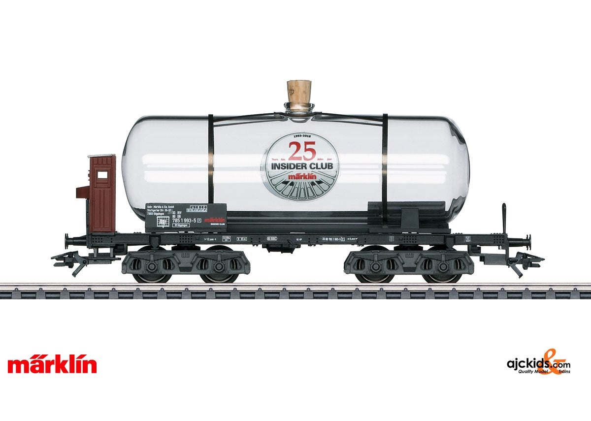 Marklin 44534 - Glass Tank Car for 25 Years of Insider Membership