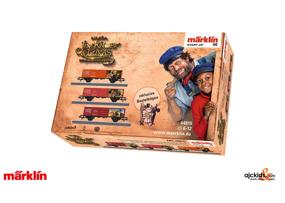 Marklin 44815 - King Alfons, Mrs. Waas and Mr. Ärmel Gondola Car Set