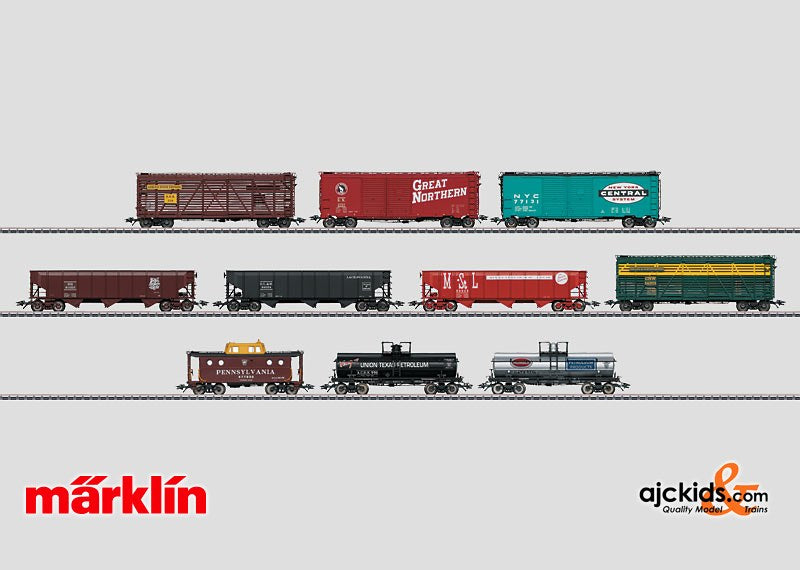Marklin 45642 - American Freight Car Set