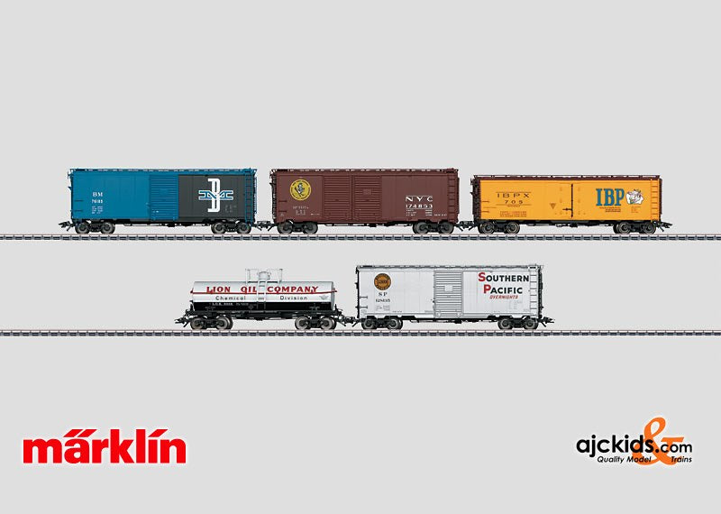 Marklin 45657 - American Freight Car Set