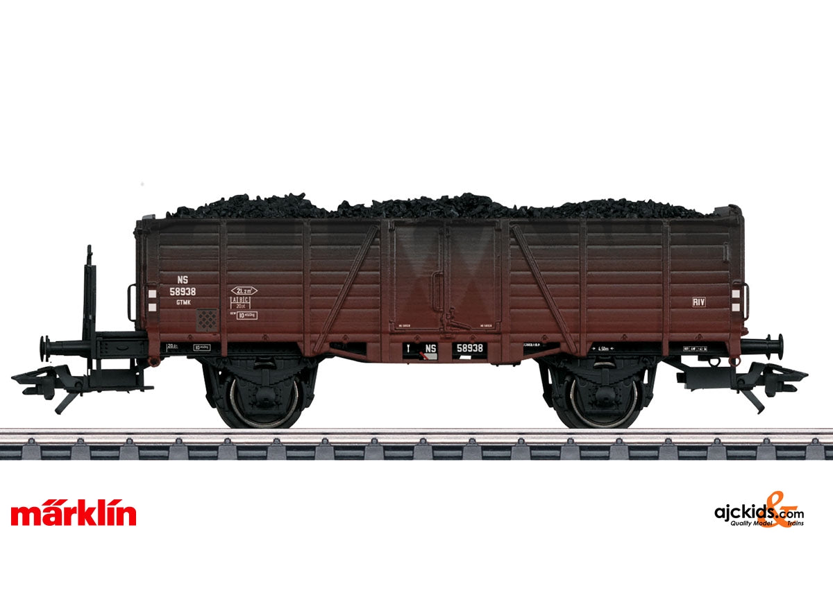 Marklin 46054 - Type Om 21 High Side Gondola with a Brakemans Platform