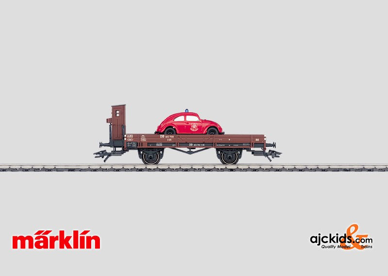 Marklin 46063 - Low Side Car Loaded with a VW Beetle.