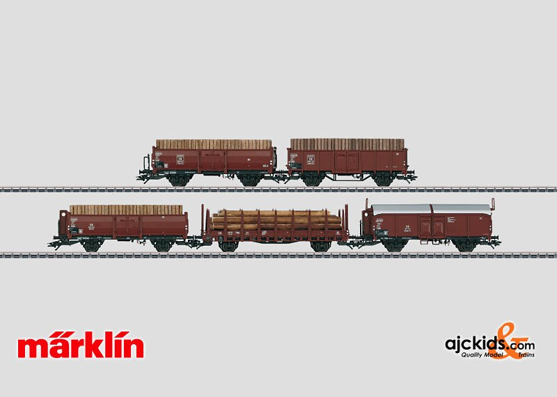 Marklin 46192 - Freight Car Set Wood Transport Insider 2012