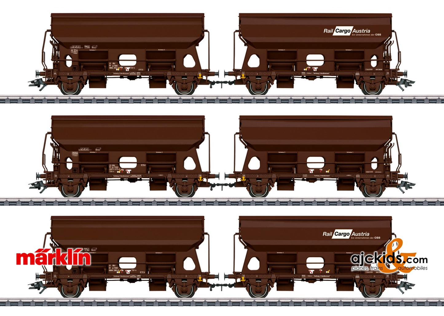 Marklin 46308 - Hinged Roof Car Set