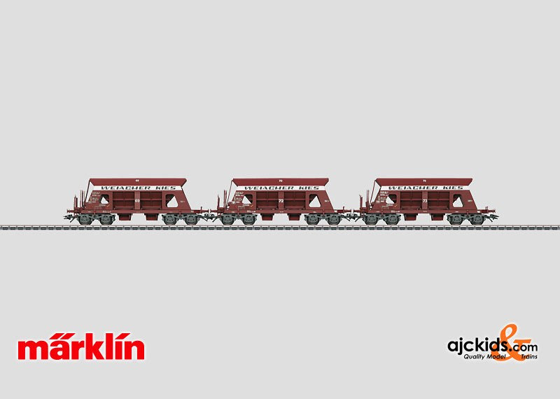 Marklin 46331 - Weiacher Gravel Dump Car Set