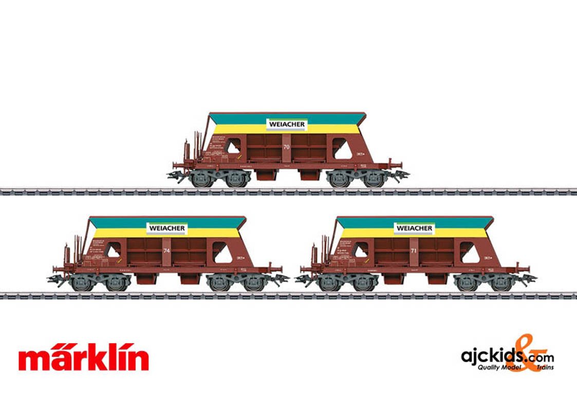 Marklin 46332 - SBB Weiacher Kies Type Falls Hopper 3-Car Set