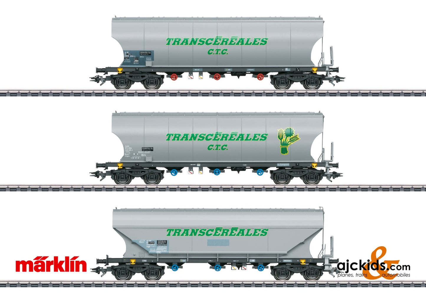 Marklin 46346 SNCF Grain Silo Car Set at Ajckids.com