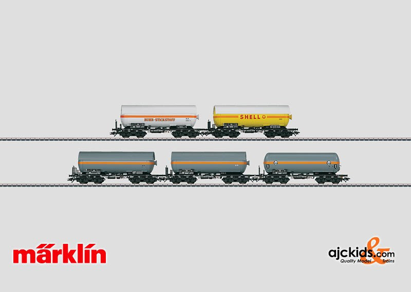 Marklin 46456 - Pressurized Gas Tank Car Set - Exclusiv 2011
