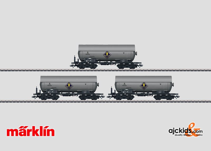 Marklin 46457 - Pressure Gas Tank Car Set Dansk Flaskegas Co