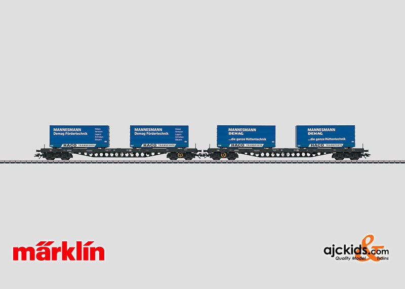 Marklin 47040 - Flat Car Set Mannesmann
