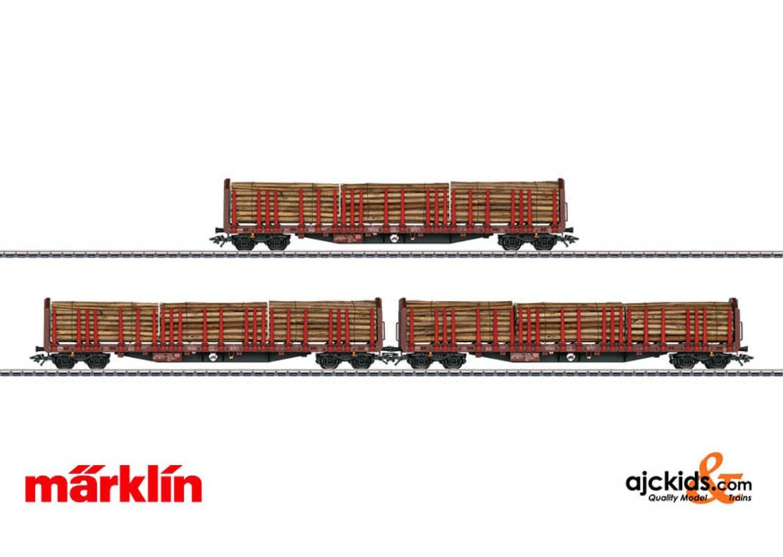 Marklin 47047 - DB AG Type Roos 639 Stake 3-Car Set
