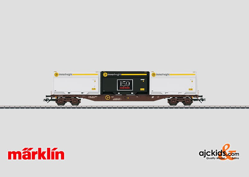 Marklin 47080 - Flat Car for Containers Marklin 150 years