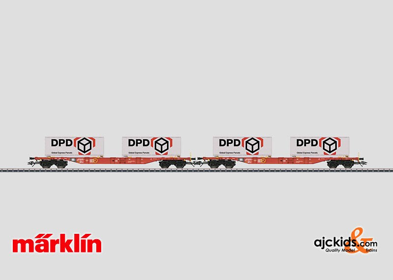 Marklin 47088 - Container Flat Car Set