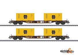Marklin Wagons Porte-conteneurs Lloyd Trieste & Italie Art.47460 époque VI HO