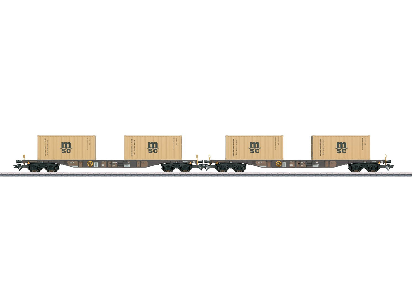 Marklin 47095 - Type Sgns Container Transport 2-Car Set MSC