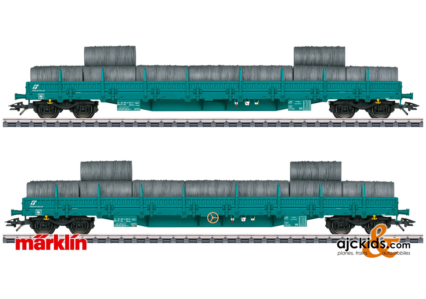 Marklin 47107 - Type Res Low Side Car Set