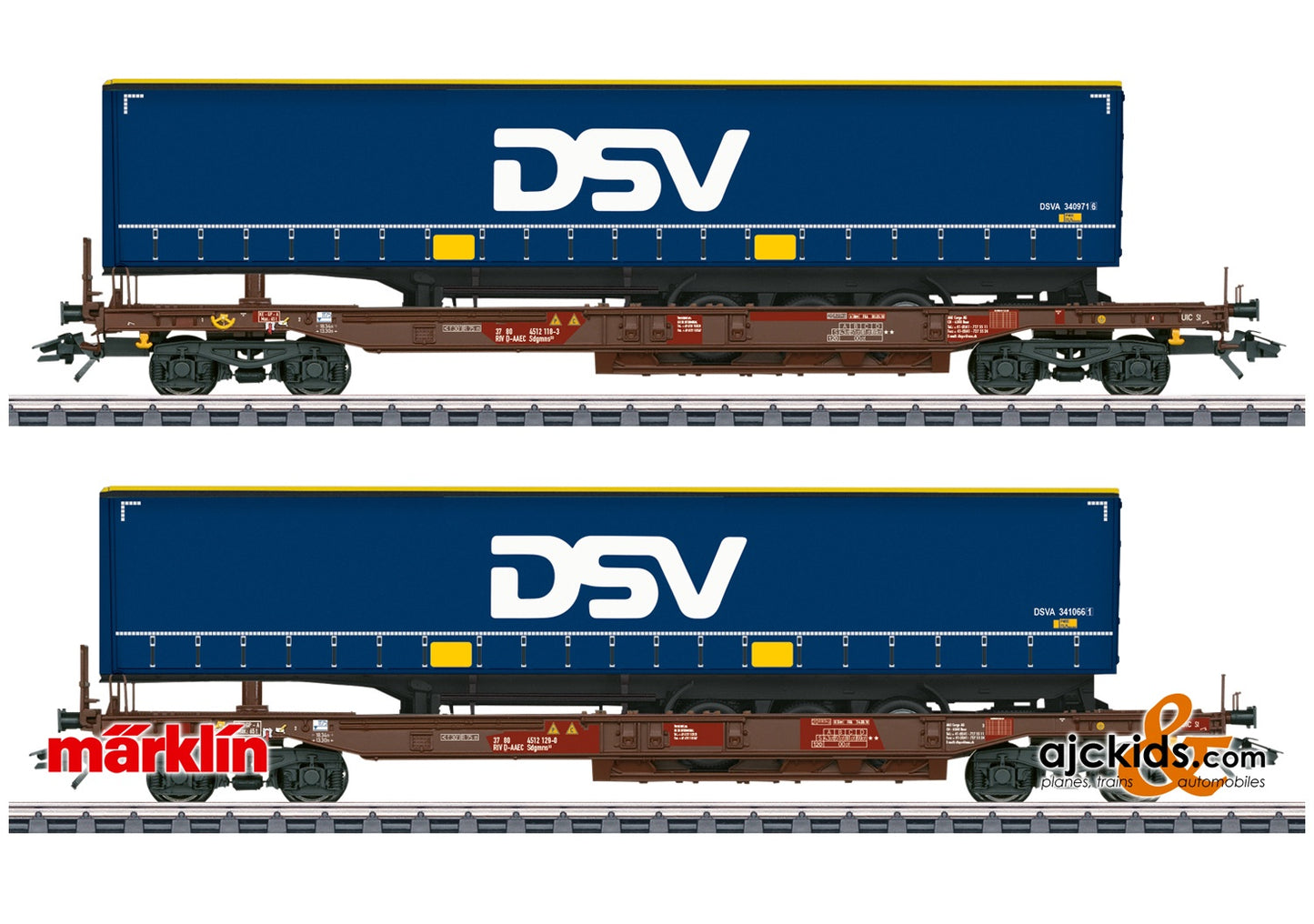 Marklin 47111 - DSV Deep Well Flat Car Set