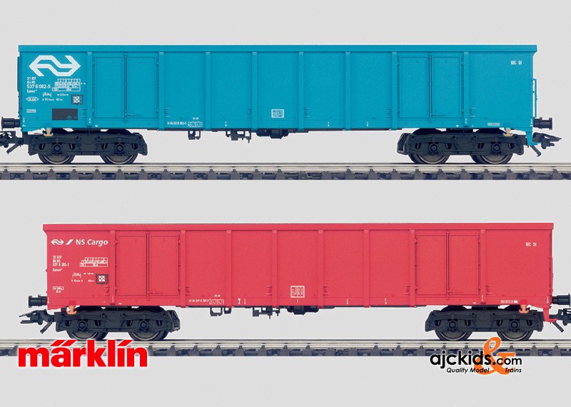 Marklin 47197 - 2 High Side Gondolas