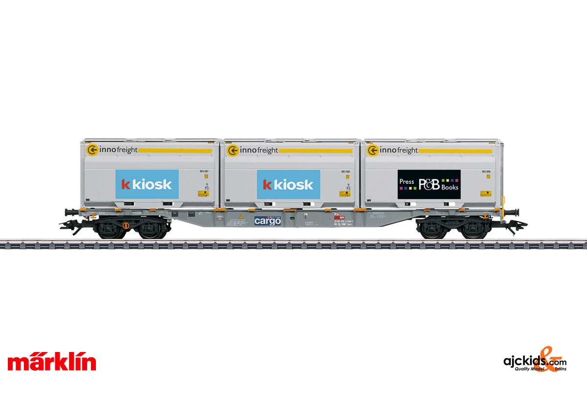 Marklin 47459 - Type Sgnss Container Transport Car