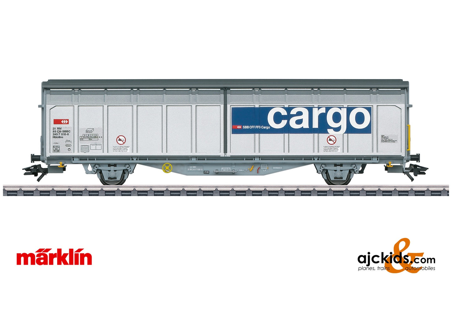 Marklin 48015 - Type Hbbillns Sliding Wall Boxcar