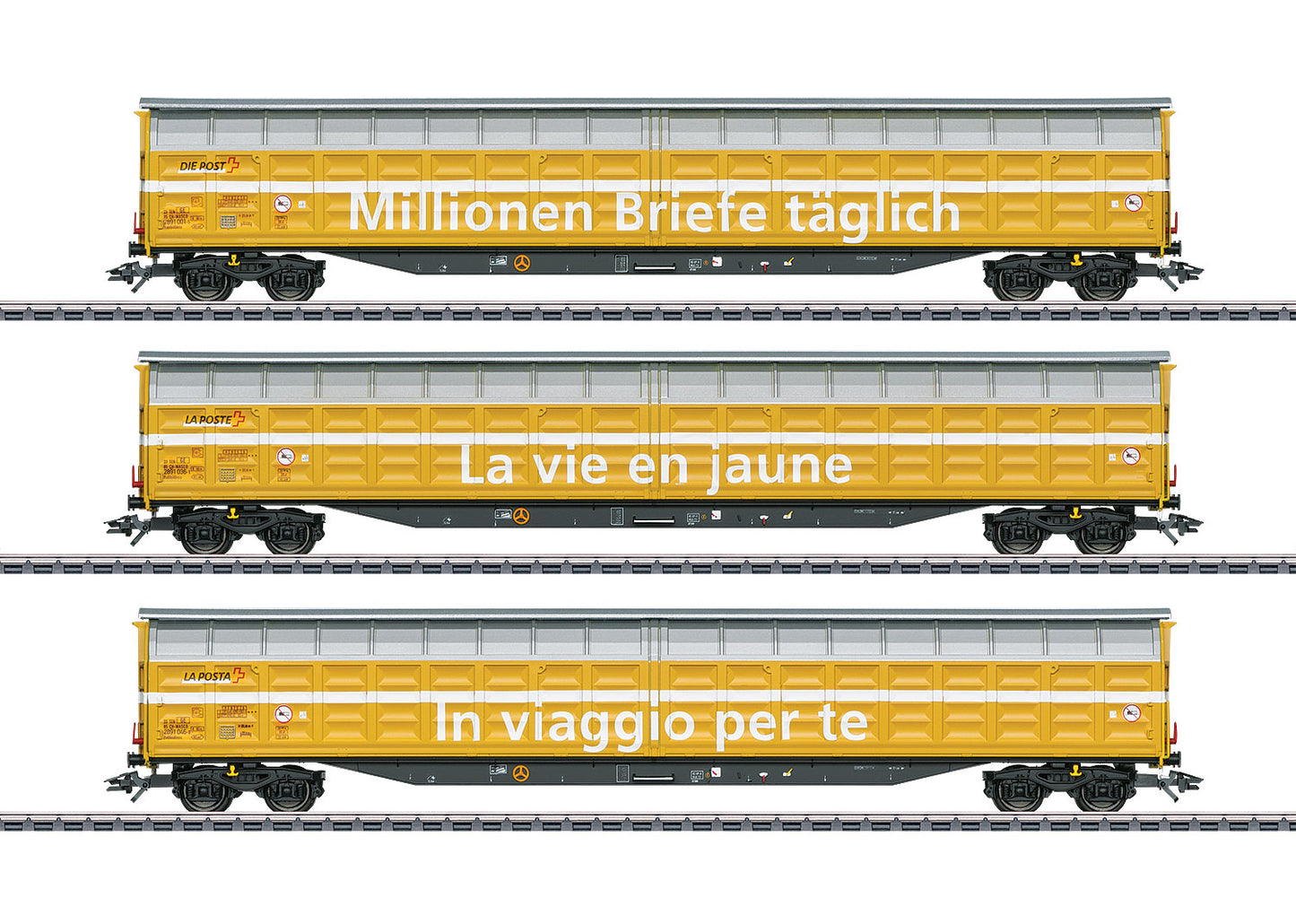 Marklin 48059 - High-Capacity Sliding Wall Boxcar Set