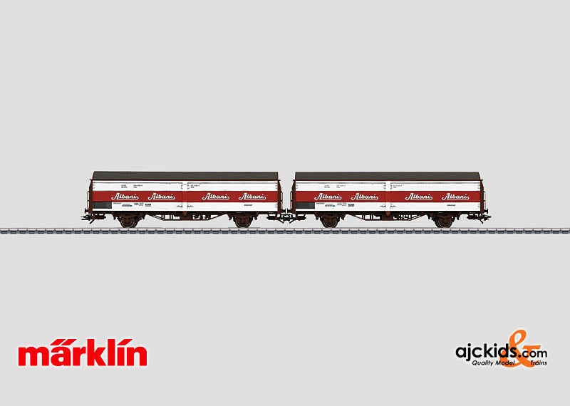 Marklin 48370 - Sliding Wall Boxcar Set Albani