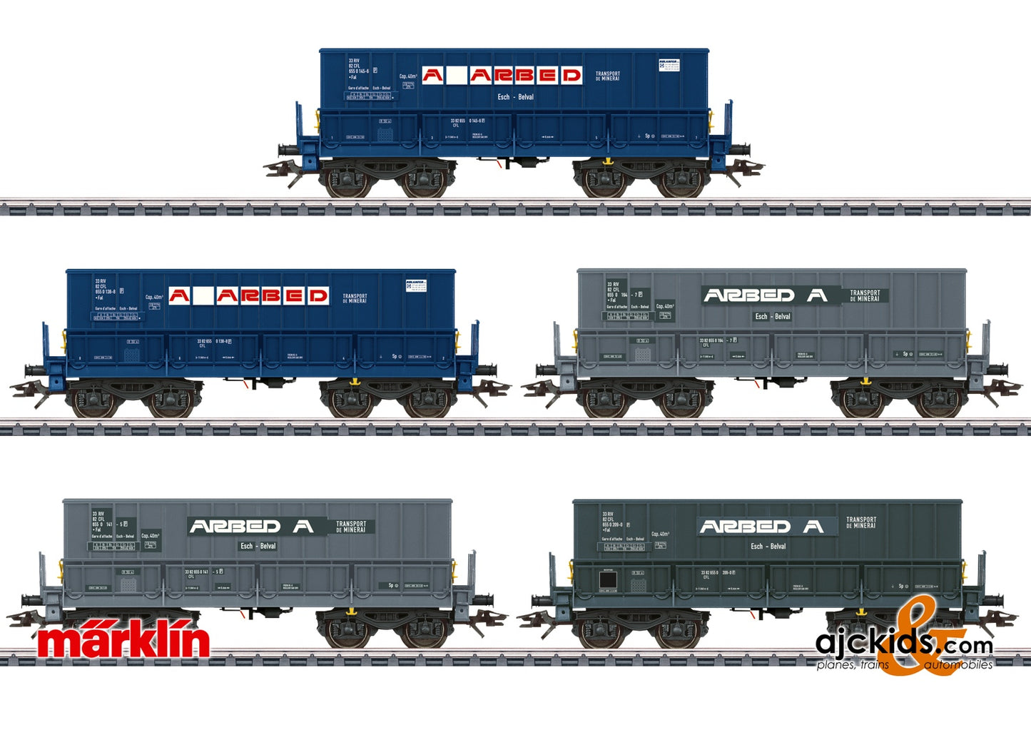 Marklin 48433 - Minéralier Ore Car Set