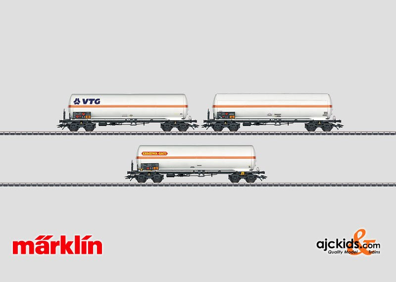 Marklin 48486 - Pressurized Gas Tank Car Set