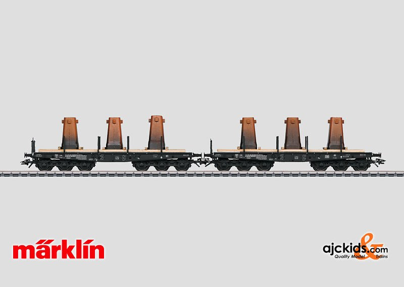 Marklin 48685 - Heavy-Duty Flat Car Set