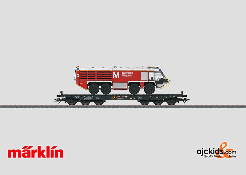 Marklin 48736 - Heavy Duty Flat Car - Box Damage