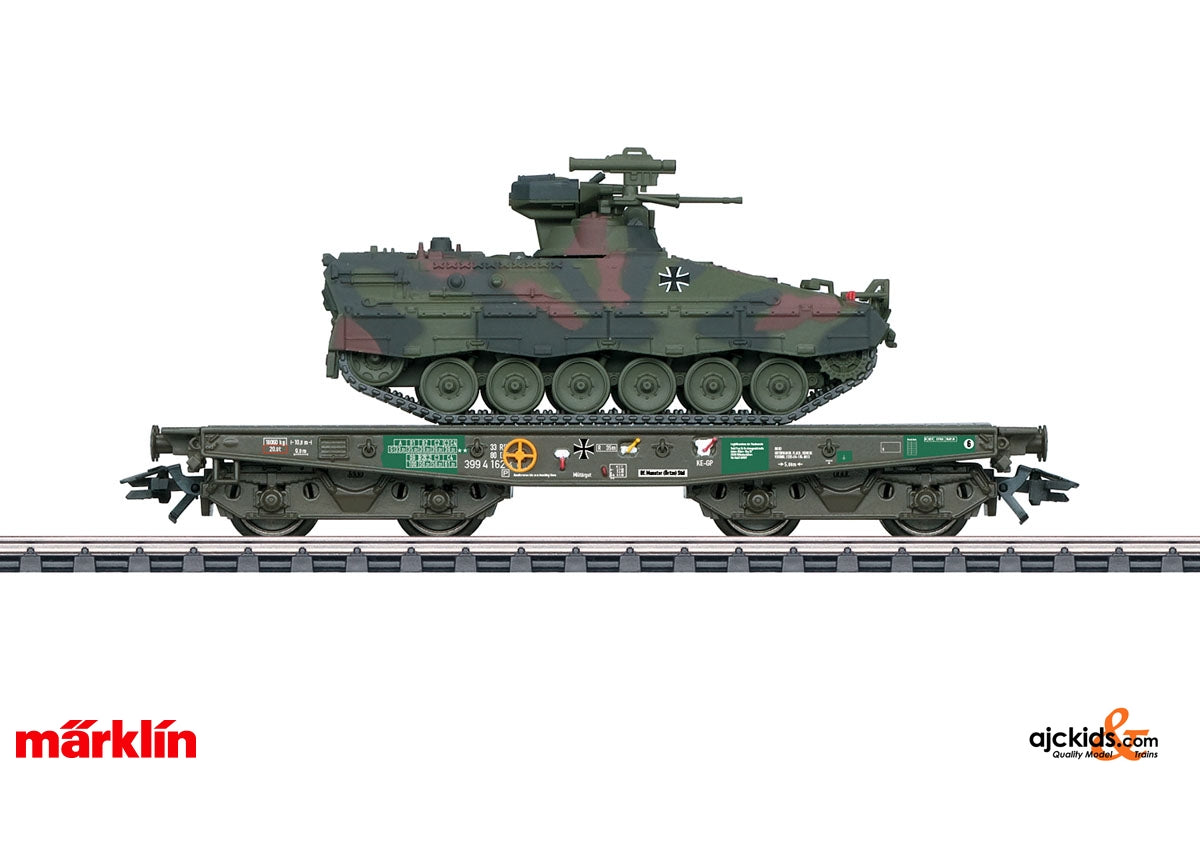 Marklin 48747 - Heavy-Duty Flat Car with German Army Marder tank