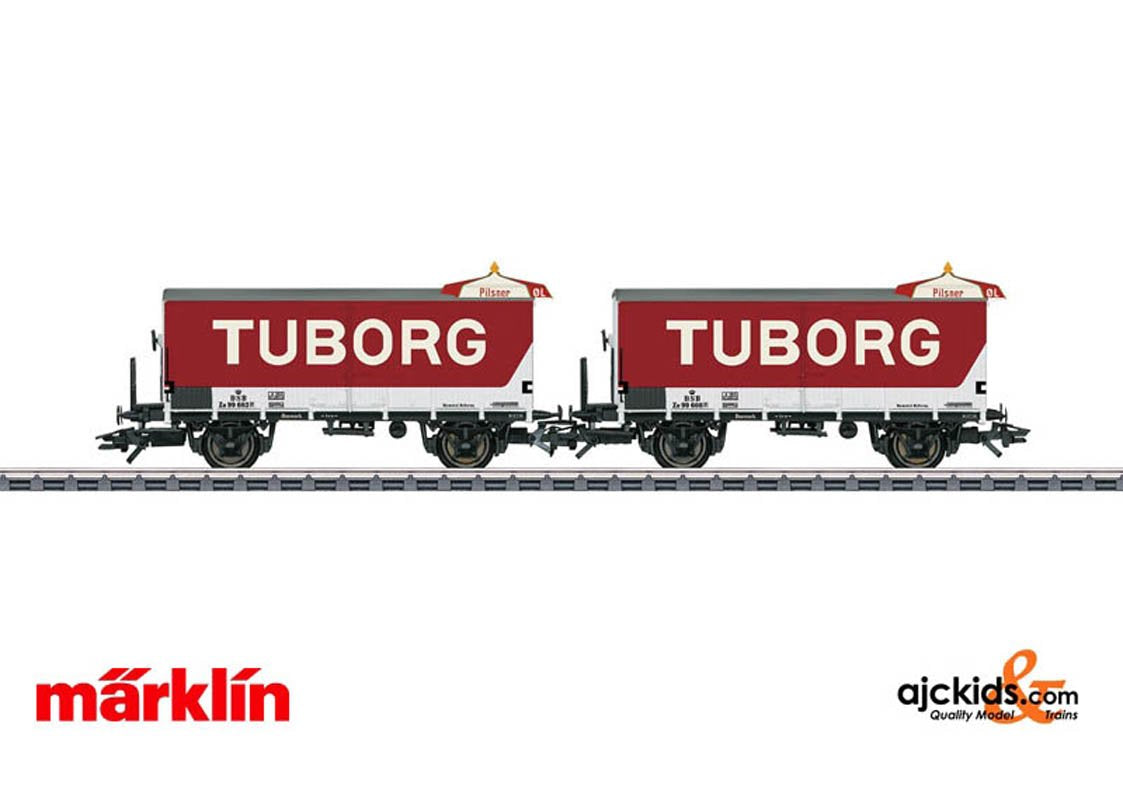 Marklin 48777 - DSB Tuborg Type ZB Beer 2-Car Set