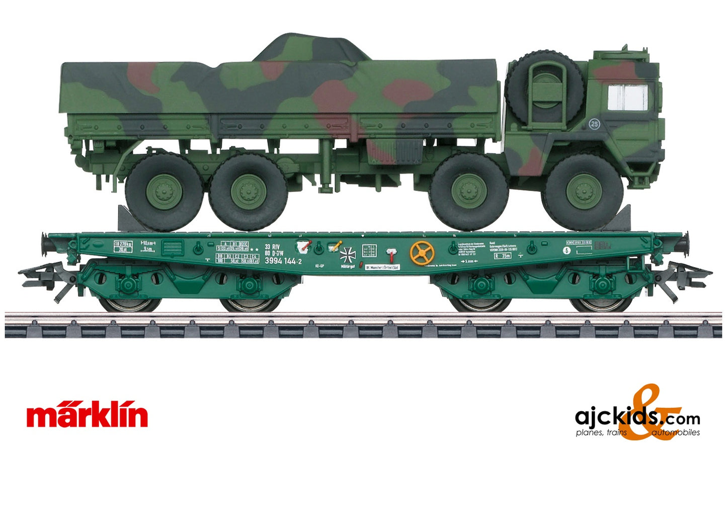 Marklin 48875 - Type Rlmmps Heavy-Duty Flat Car